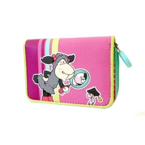 Portfel Nici 11.5x8.5cm, nylonowy JM Lucy